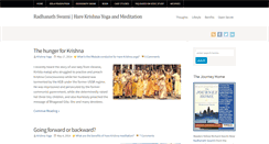 Desktop Screenshot of krishnayoga.info