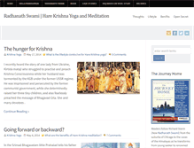 Tablet Screenshot of krishnayoga.info